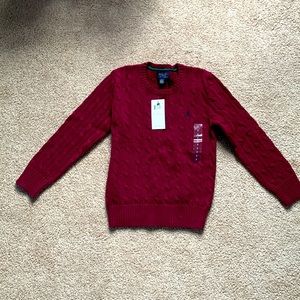 Ralph Lauren Cable Knit sweater little boys size 7